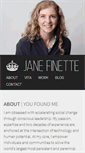 Mobile Screenshot of janefinette.com